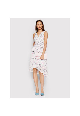 DKNY Лятна рокля DD0BY576 Бял Regular Fit - Pepit.bg