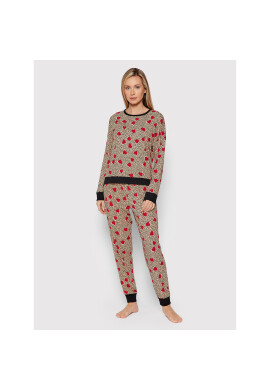 DKNY Пижама YI2222503F Бежов Regular Fit - Pepit.bg