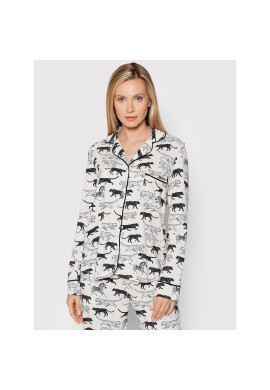 DKNY Пижама YI2722503F Бежов Regular Fit - Pepit.bg
