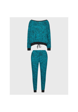 DKNY Пижама YI2822601F Син Regular Fit - Pepit.bg