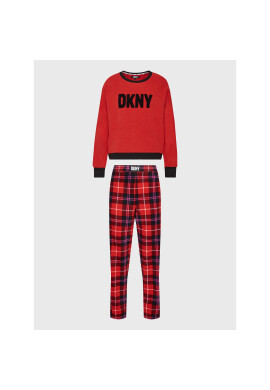 DKNY Пижама YI2822603F Червен Regular Fit - Pepit.bg