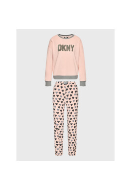 DKNY Пижама YI2822603F Розов Regular Fit - Pepit.bg