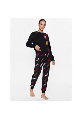 DKNY Пижама YI2822686F Черен Regular Fit - Pepit.bg