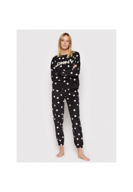 DKNY Пижама YI2922497F Черен Regular Fit - Pepit.bg