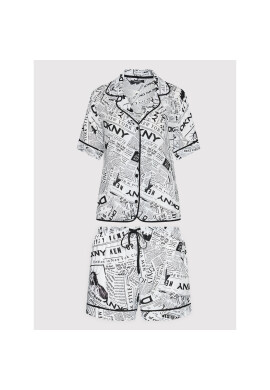 DKNY Пижама YI2922526 Бял Regular Fit - Pepit.bg