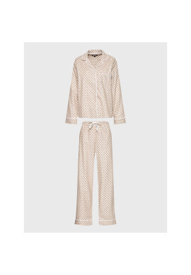 DKNY Пижама YI2922591 Бежов Regular Fit - Pepit.bg