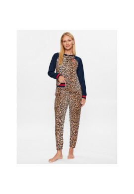 DKNY Пижама YI2922593 Кафяв Regular Fit - Pepit.bg