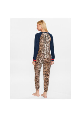 DKNY Пижама YI2922593 Кафяв Regular Fit - Pepit.bg