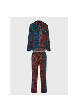 DKNY Пижама YI2922601F Черен Regular Fit - Pepit.bg