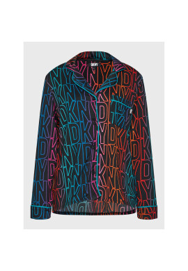 DKNY Пижама YI2922601F Черен Regular Fit - Pepit.bg