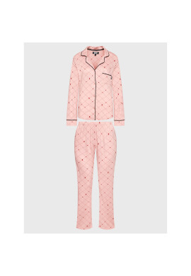 DKNY Пижама YI2922609 Розов Regular Fit - Pepit.bg
