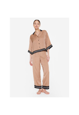 DKNY Пижама YI2922661 Кафяв Regular Fit - Pepit.bg