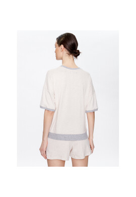 DKNY Пижама YI3919259 Екрю Regular Fit - Pepit.bg