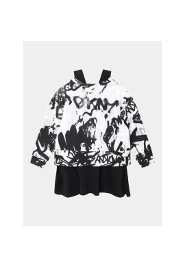 DKNY Плетена рокля D32888 D Черен Regular Fit - Pepit.bg