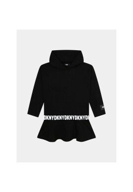 DKNY Плетена рокля D32905 D Черен Regular Fit - Pepit.bg