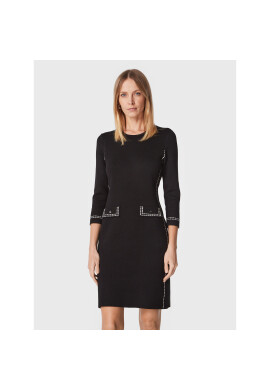 DKNY Плетена рокля DD2GN908 Черен Regular Fit - Pepit.bg