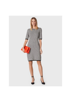 DKNY Плетена рокля DD2GR254 Бял Regular Fit - Pepit.bg