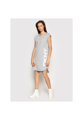 DKNY Плетена рокля P0RD1B2J Сив Regular Fit - Pepit.bg