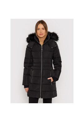 DKNY Пухено яке DL1MP587 Черен Regular Fit - Pepit.bg