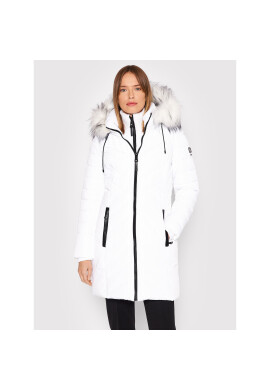 DKNY Пухено яке DL1MPE70 Бял Regular Fit - Pepit.bg