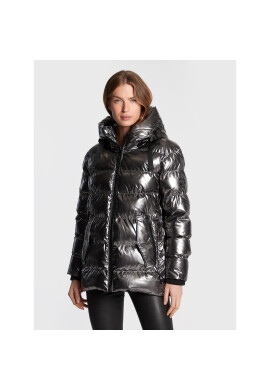 DKNY Пухено яке DL1MPF63 Сребрист Regular Fit - Pepit.bg