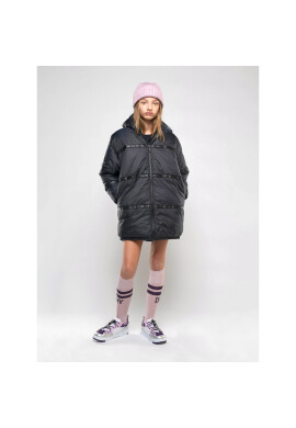 DKNY Пухено яке D36687 D Черен Regular Fit - Pepit.bg