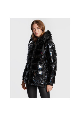 DKNY Пухено яке DL1MPF63 Черен Regular Fit - Pepit.bg