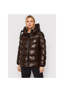 DKNY Пухено яке DL1MUF63 Кафяв Regular Fit - Pepit.bg