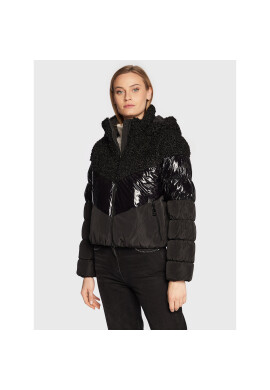 DKNY Пухено яке P2MCMHVU Черен Regular Fit - Pepit.bg