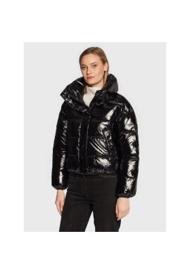 DKNY Пухено яке P2MJ6016 Черен Regular Fit - Pepit.bg