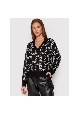 DKNY Пуловер P1MST043 Черен Regular Fit - Pepit.bg