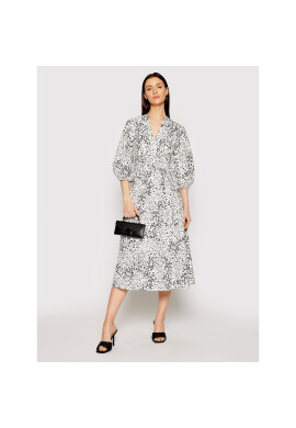 DKNY Рокля тип риза DD1AM347 Бял Regular Fit - Pepit.bg