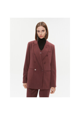 DKNY Сако UG3JX043 Бордо Regular Fit - Pepit.bg