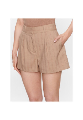 DKNY Шорти от плат P3BWCR08 Бежов Regular Fit - Pepit.bg