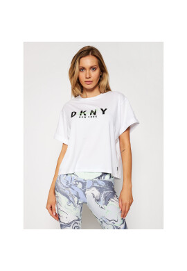 DKNY Sport Тишърт DP0T7854 Бял Oversize - Pepit.bg