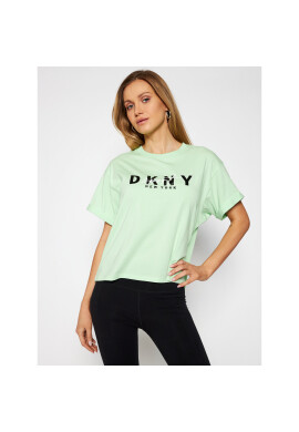 DKNY Sport Тишърт DP0T7854 Зелен Oversize - Pepit.bg