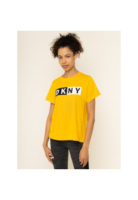 DKNY Тишърт DP9T5894 Жълт Regular Fit - Pepit.bg