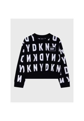 DKNY Суитшърт D35S50 M Черен Boxy Fit - Pepit.bg