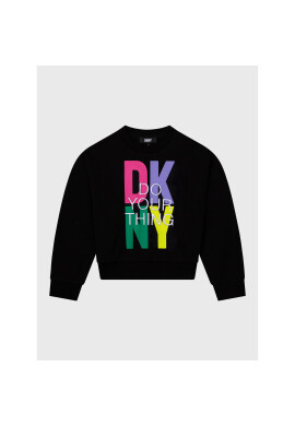 DKNY Суитшърт D35S66 M Черен Regular Fit - Pepit.bg