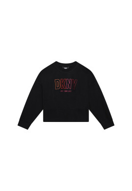 DKNY Суитшърт D35S94 D Черен Regular Fit - Pepit.bg