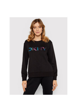 DKNY Суитшърт P1JMKB2R Черен Regular Fit - Pepit.bg