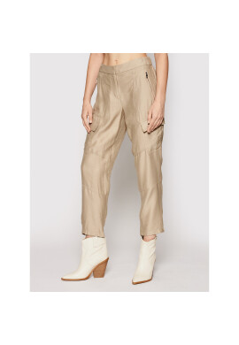 DKNY Текстилни панталони P02K6FA4 Зелен Regular Fit - Pepit.bg
