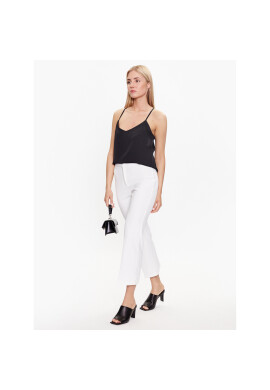 DKNY Текстилни панталони P2RVAO19 Бял Regular Fit - Pepit.bg