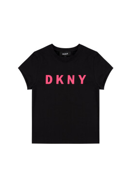 DKNY Тишърт D35Q47 S Черен Regular Fit - Pepit.bg