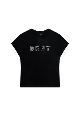 DKNY Тишърт D35Q77 D Черен Regular Fit - Pepit.bg