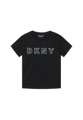 DKNY Тишърт D35R23 S Черен Regular Fit - Pepit.bg