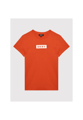 DKNY Тишърт D35R93 M Оранжев Regular Fit - Pepit.bg