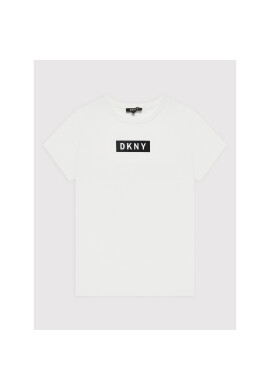 DKNY Тишърт D35R93 S Бял Regular Fit - Pepit.bg