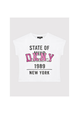 DKNY Тишърт D35S01 M Бял Relaxed Fit - Pepit.bg