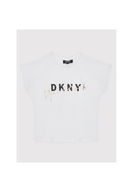 DKNY Тишърт D35S02 M Бял Regular Fit - Pepit.bg